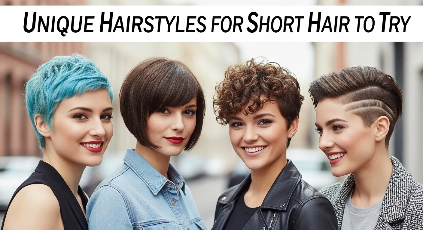22 Unique Hairstyles for Short Hair