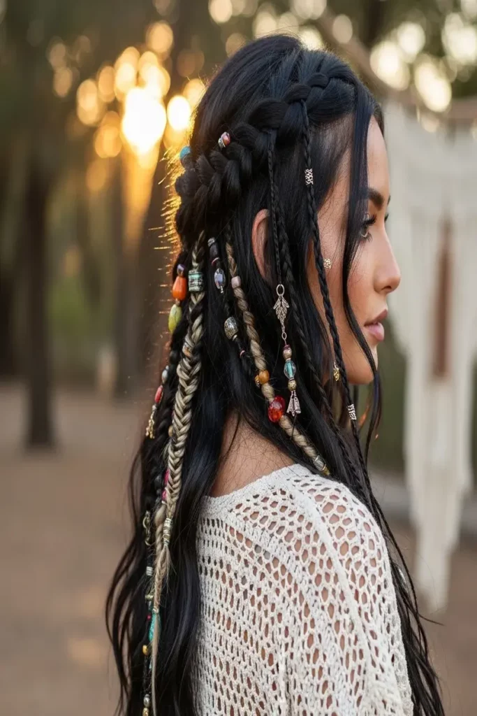 1. Boho Braids with Beads 832x1248 1