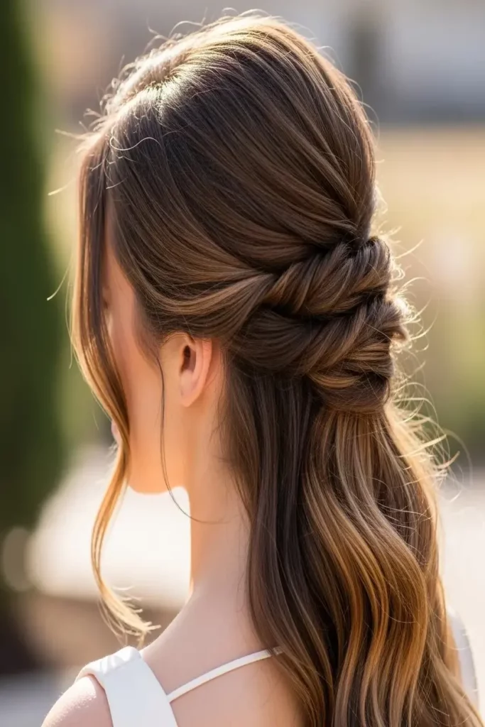 10. Twisted Half Up Hairstyle 832x1248 1