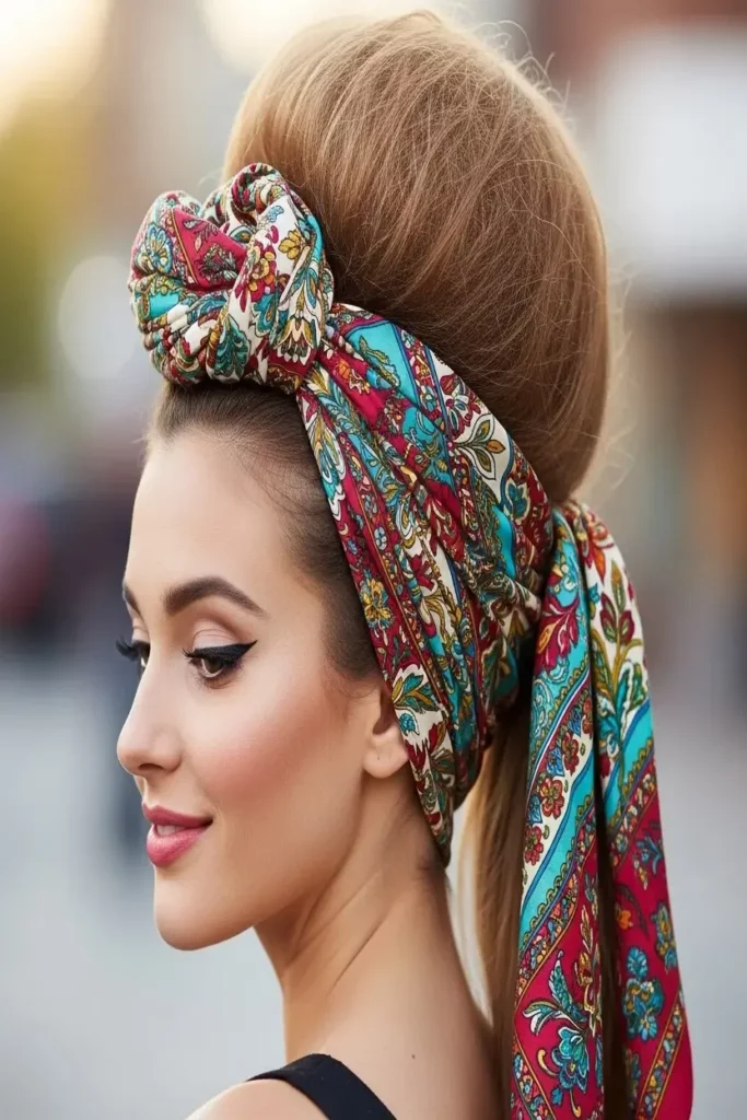 11. Beehive with Hair Scarf 832x1248 1