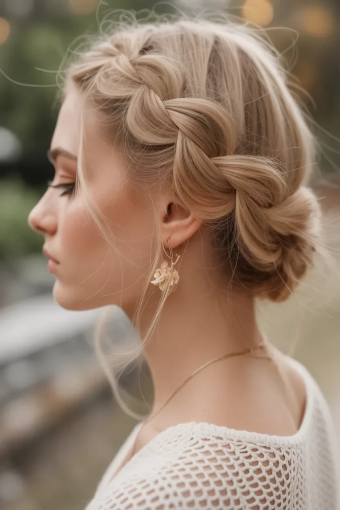 11. Crown Braid Style