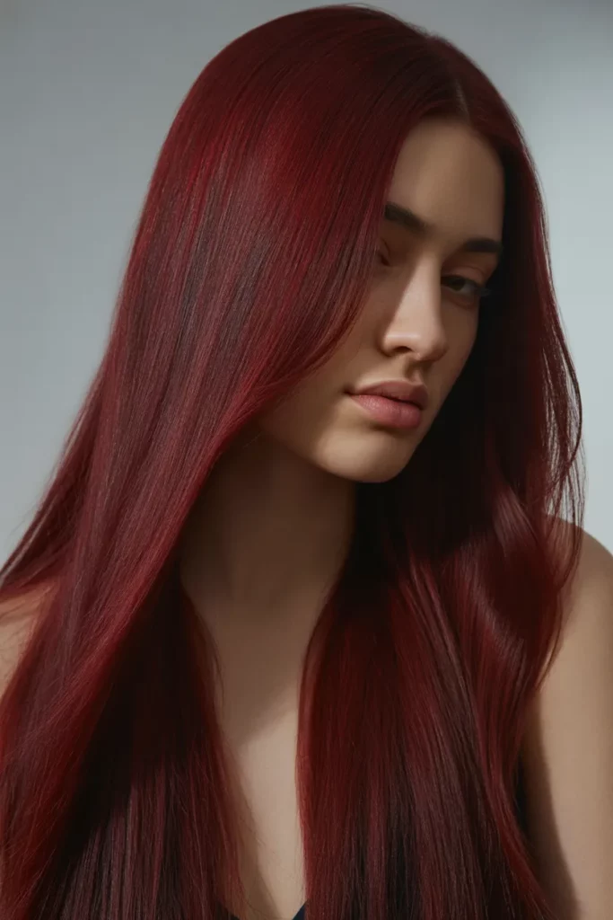 12. Deep Burgundy Glam