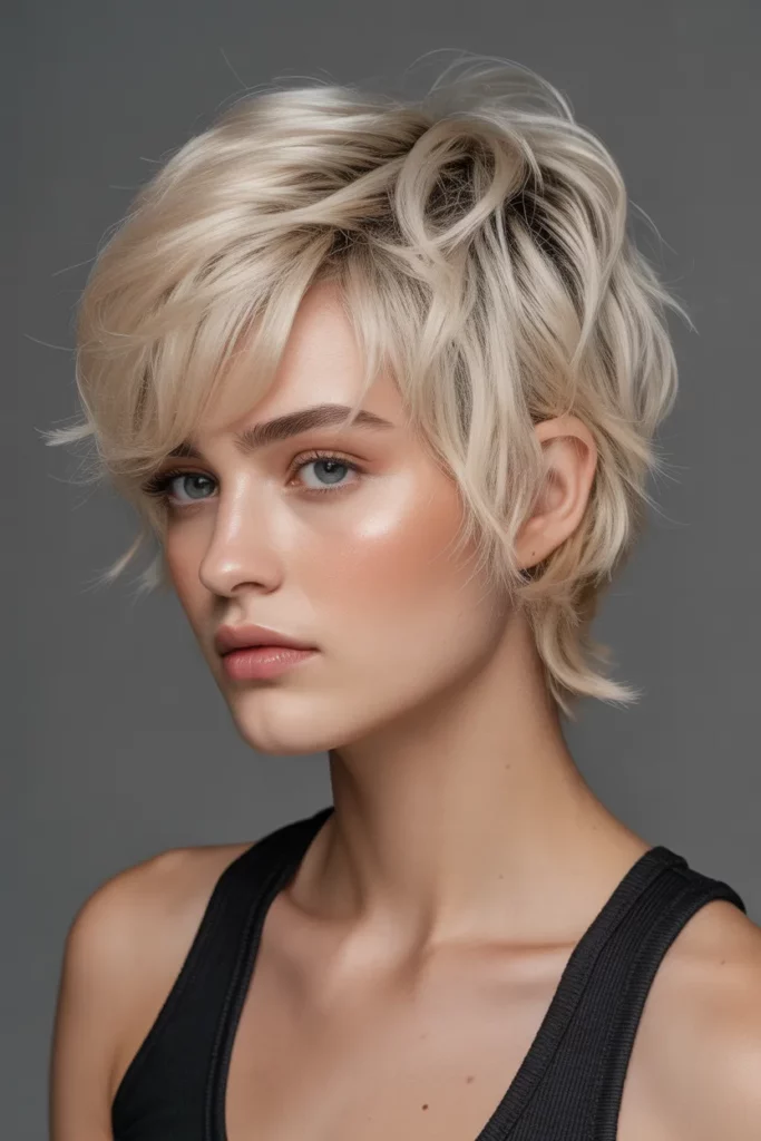 12.Textured Blonde Crop