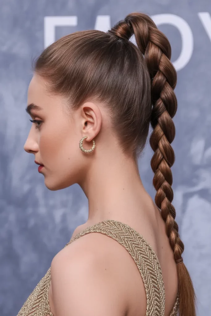 14. Braided Ponytail
