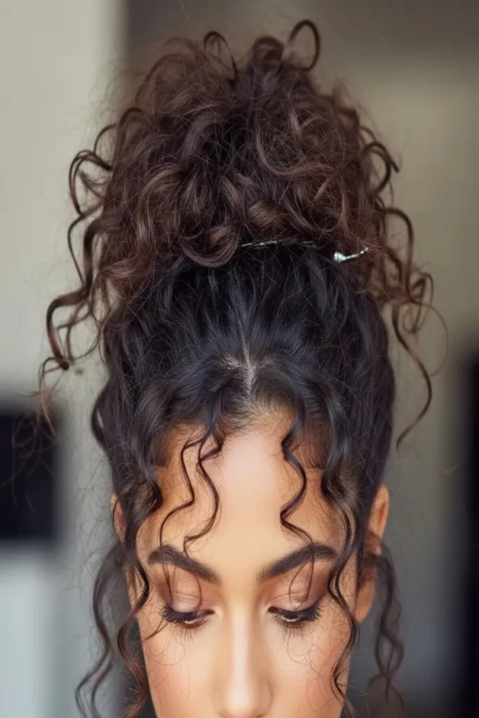 14. Messy Curly Bun 832x1248 1