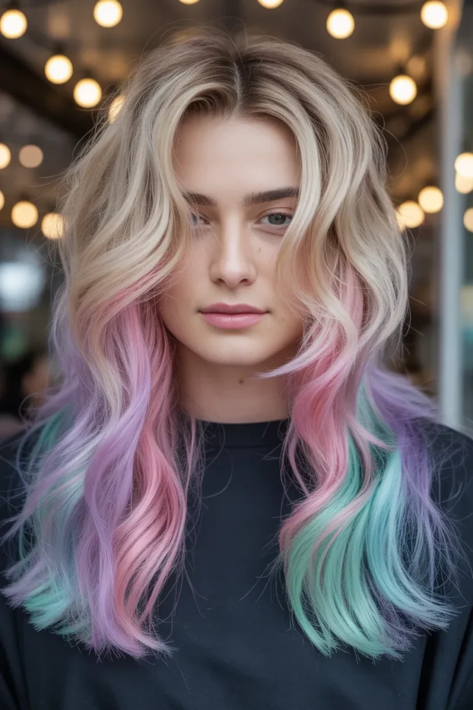 16. Chunky Pastel Highlights