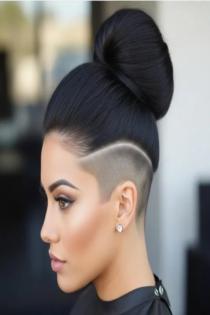 16. Temple Fade with High Bun 832x1248 1