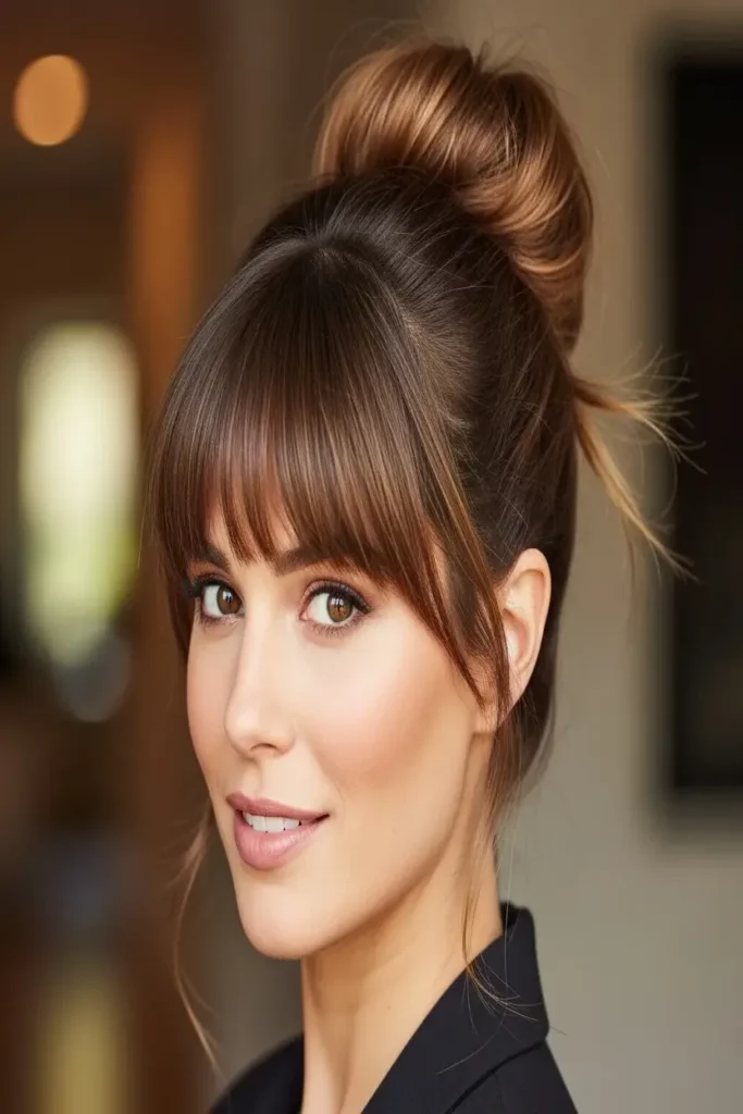 16. Top Bun with Bangs 832x1248 1