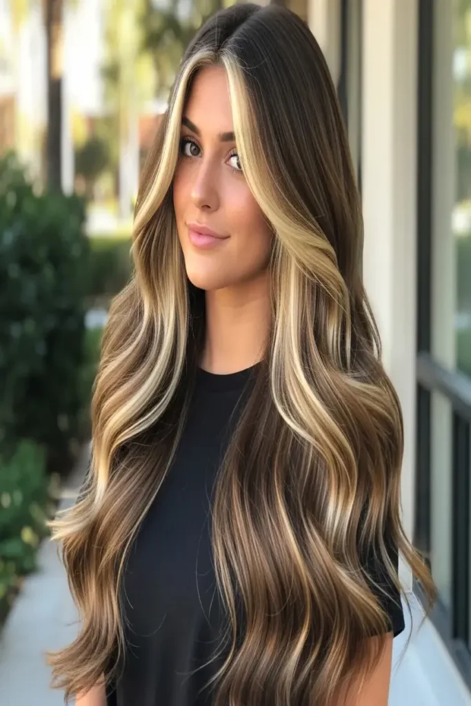 17. Long Hair with Money Piece Highlights 832x1248 1