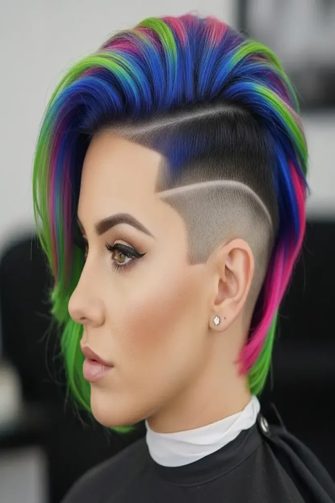 17. Temple Fade with Colored Highlights 832x1248 1