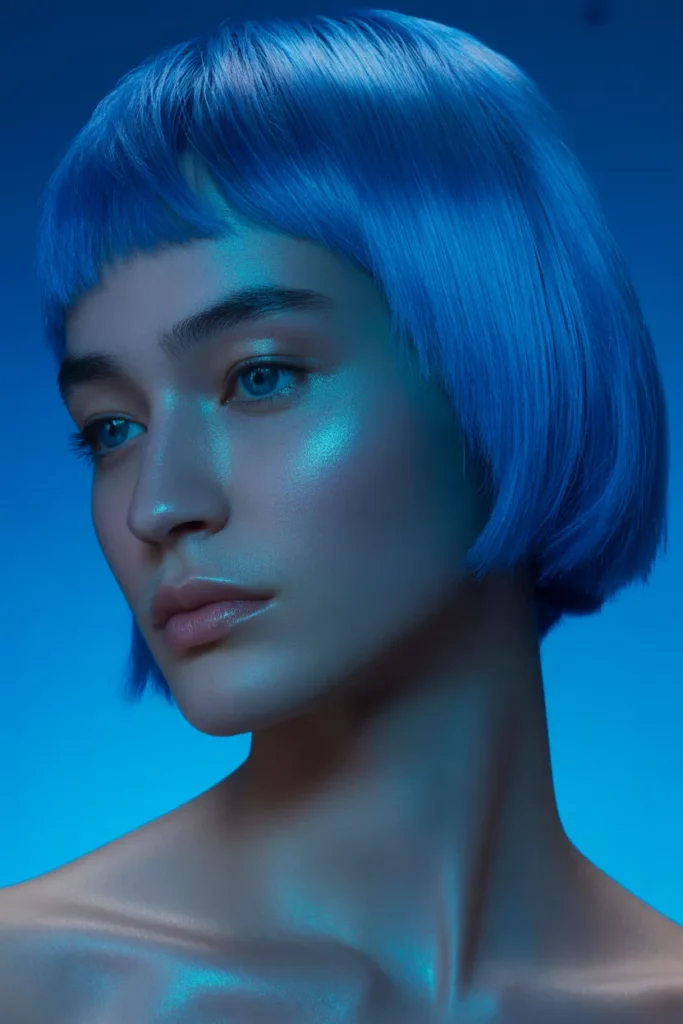 19. Metallic Blue Shine