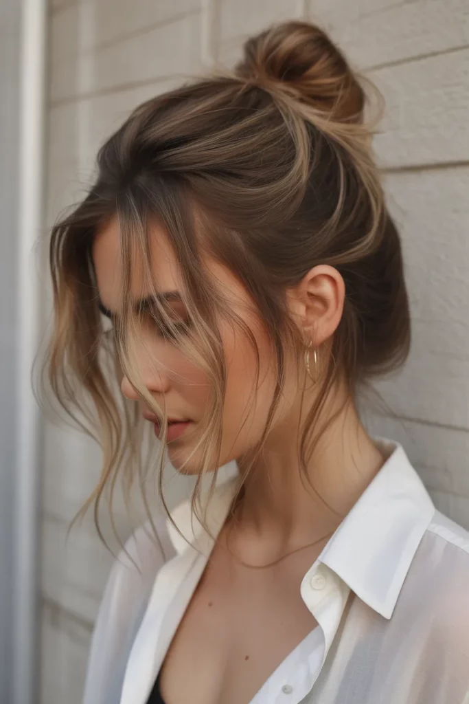 2. Messy Bun Magic