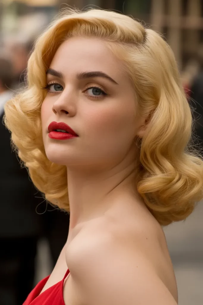 2. Old Hollywood Waves