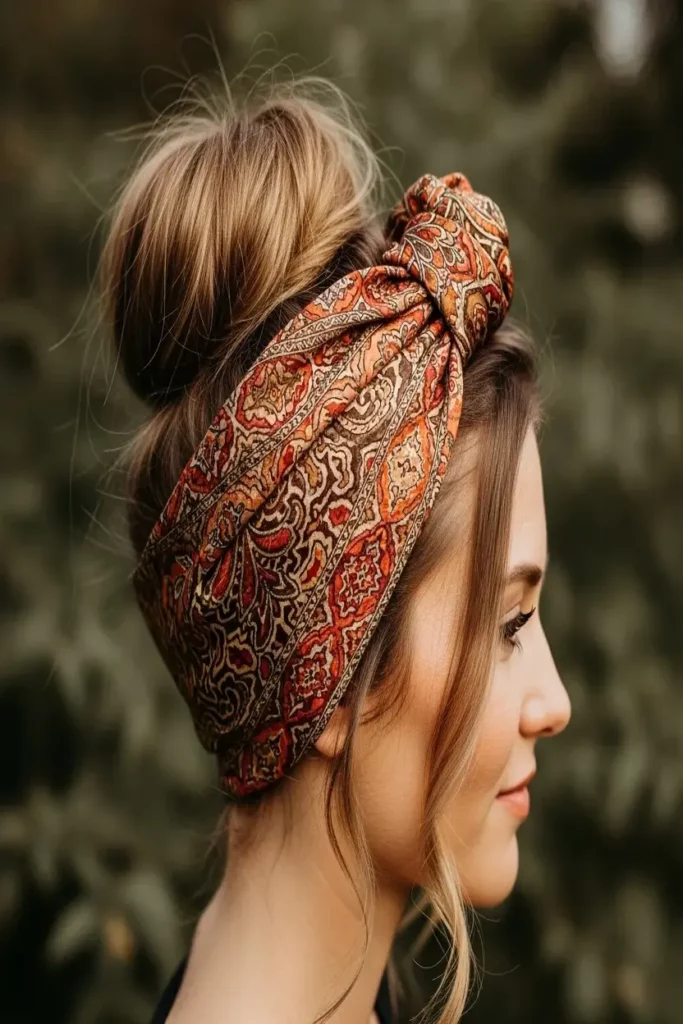 20. Bun with Hair Wrap 832x1248 1