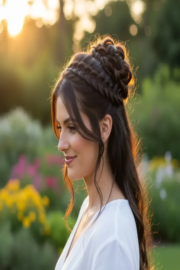 20. Half Up Braided Bun 832x1248 1