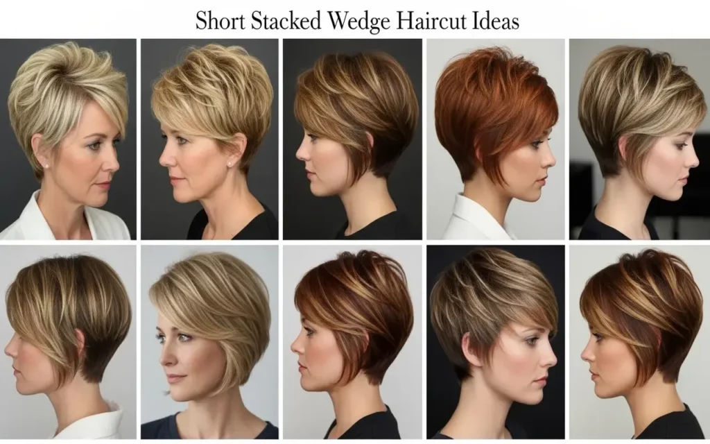 21 Short Stacked Wedge Haircut 2