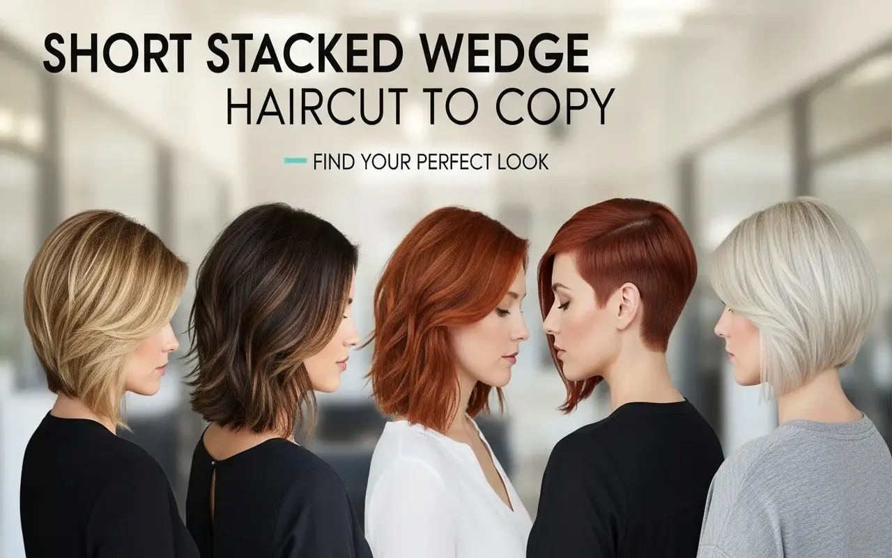 Short Stacked Wedge Haircut