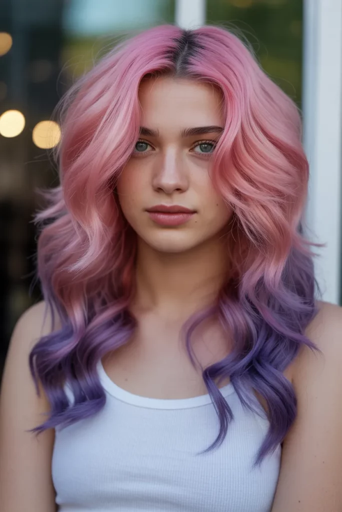 21. Pink and Purple Blend