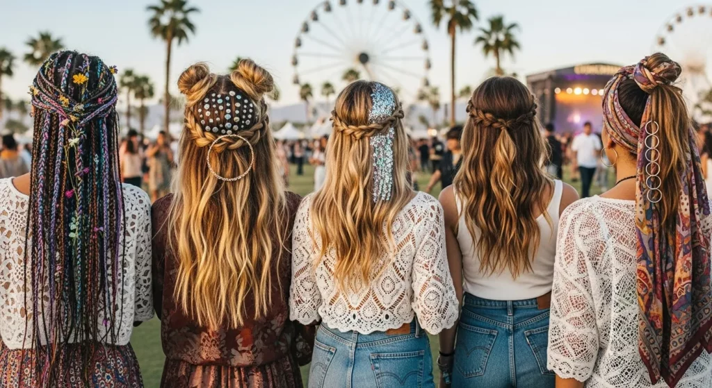 22 Coachella Hairstyles Full of Festival Vibes 2