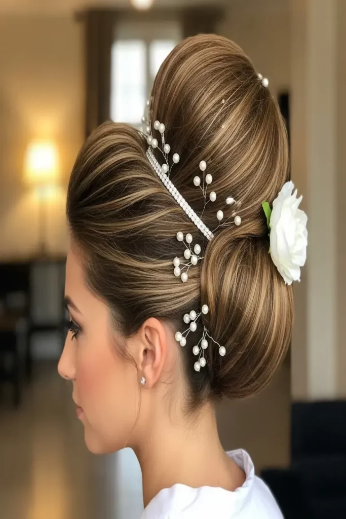 22. Beehive Updo with Accessories 832x1248 1