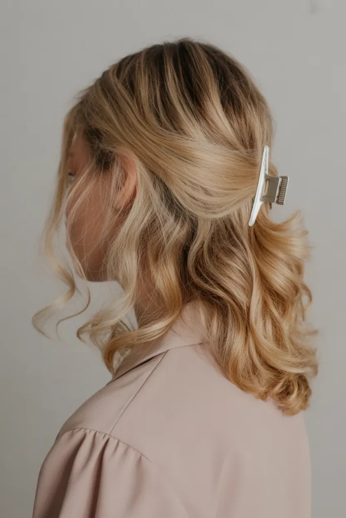 3. Half Up Half Down Style