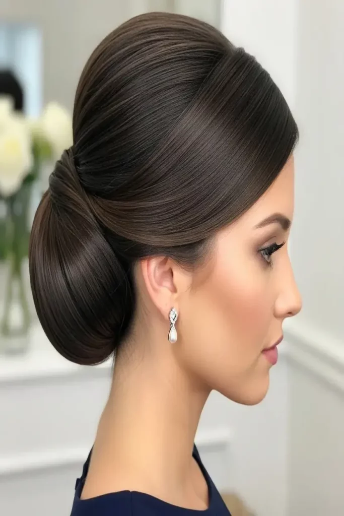 4. Tucked French Twist hairstyle 832x1248 1