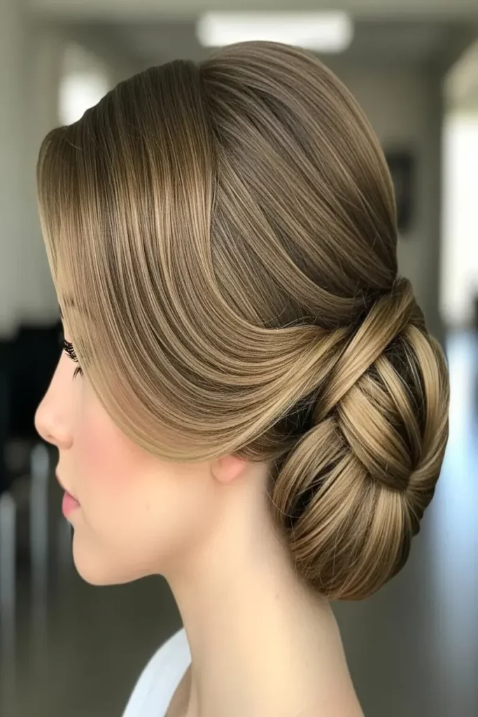 5. Sleek Low Bun with Waves 832x1248 1