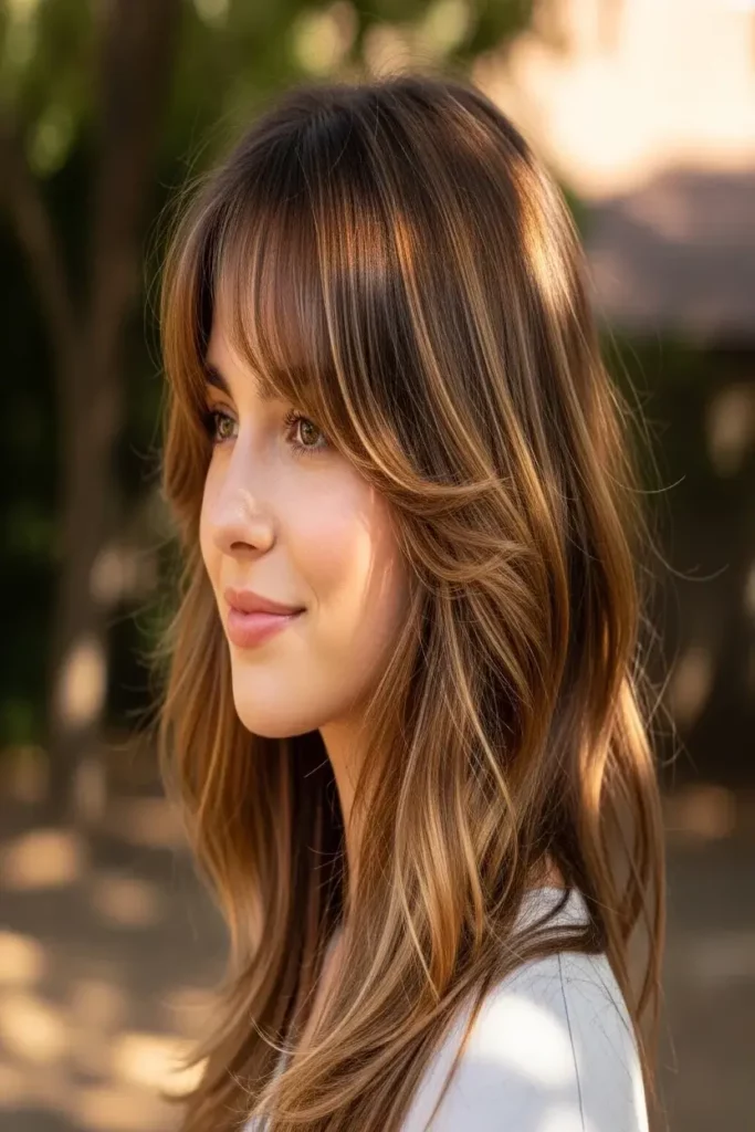 6. Layered Gypsy Shag with Curtain Bangs 832x1248 1