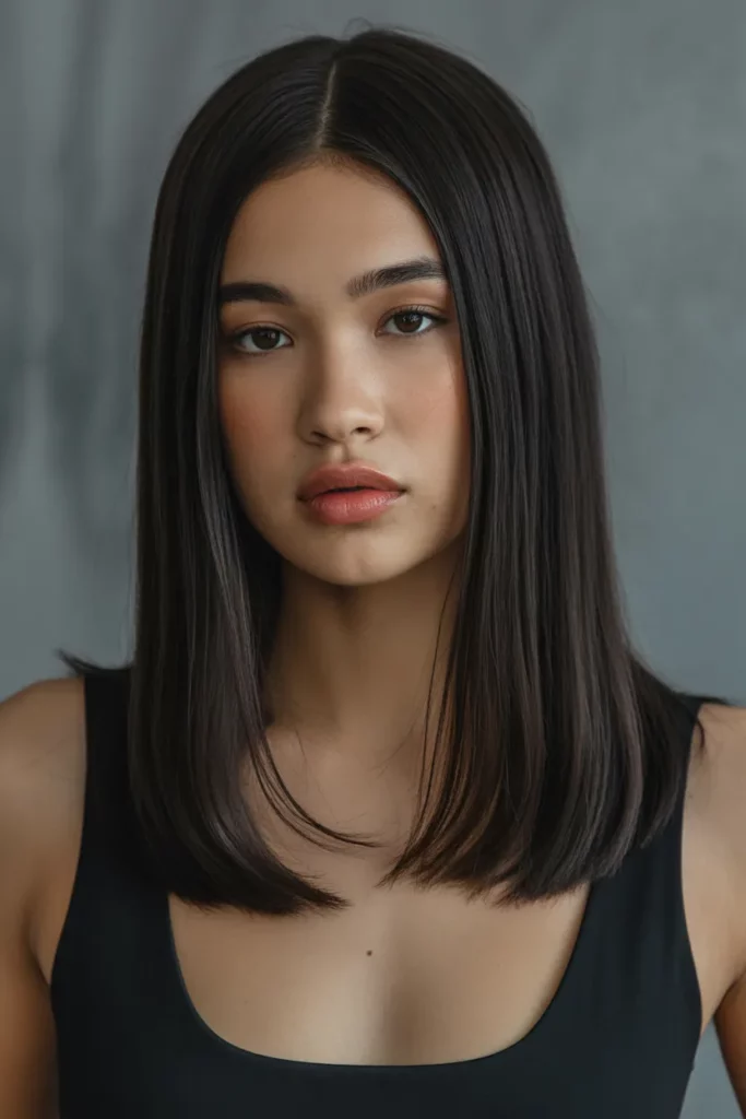 8. Straight and Sleek