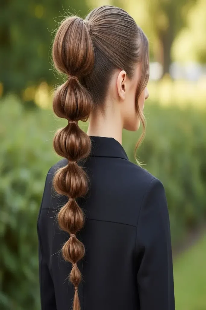 9. Bubble Braid Ponytail 832x1248 1