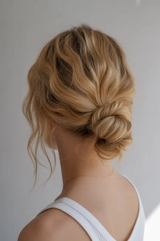 9. French Twist Casual