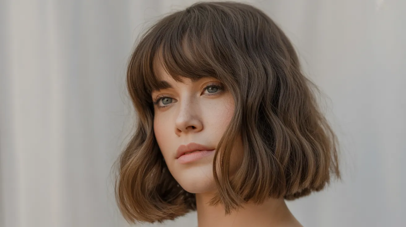 Haircuts With Curtain Bangs